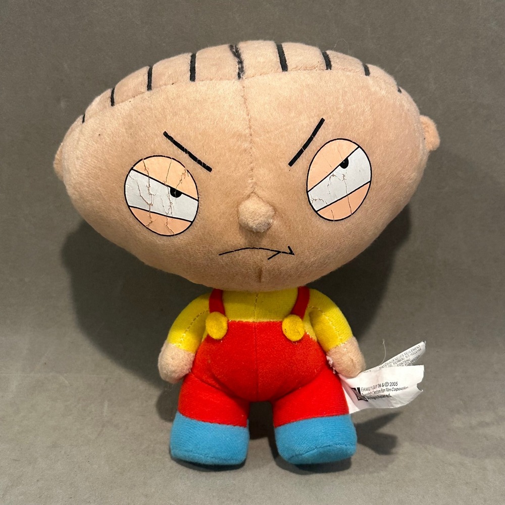Vintage 2005 Family Guy Stewie Griffin Plush 8 inch Twentieth Century Fox Toy